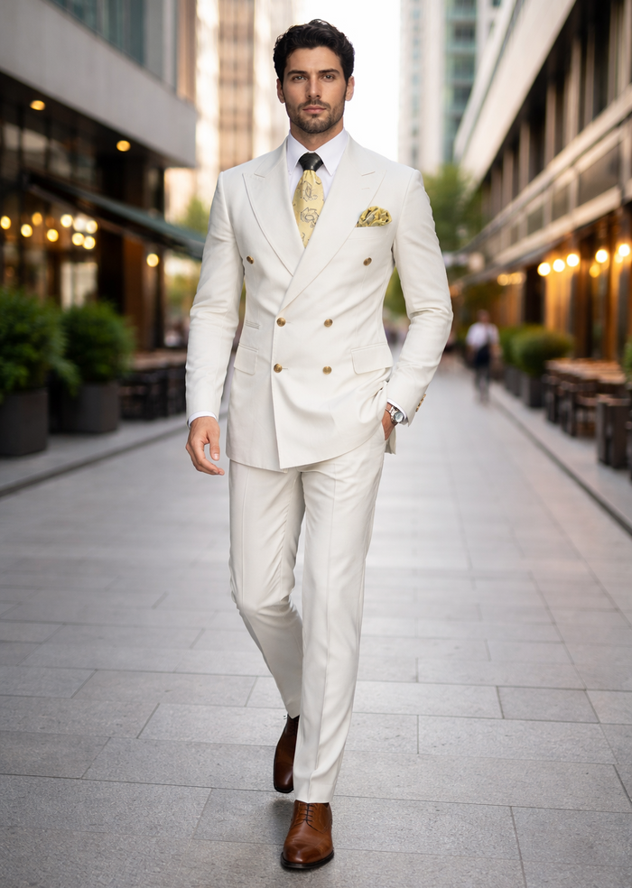Rossi Man Milano RM1770 â€“ Men's Modern Slim Fit 3-Piece Suit | Formal