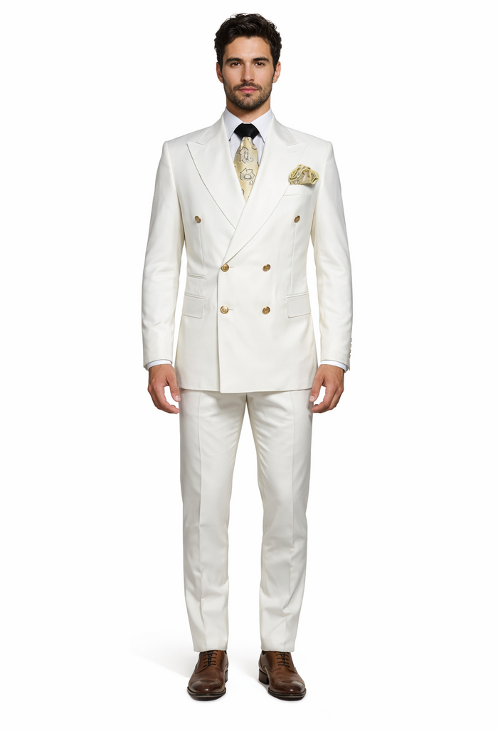 Rossi Man Milano RM1770 â€“ Men's Modern Slim Fit 3-Piece Suit | Formal