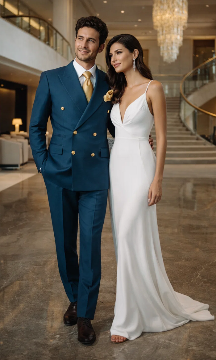 Rossi Man Milano RM1773 â€“ Men's Tailored Slim Fit Suit | Elegant Modern Formalwear