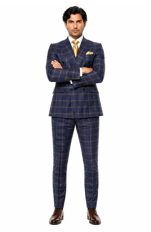 Rossi Man RM1790 â€“ Elegant Slim Fit Milano Suit for Men | Stylish Formal Attire