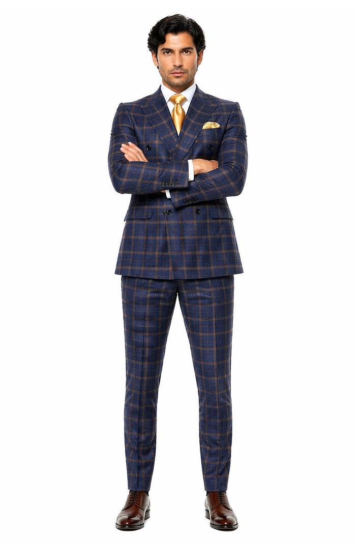 Rossi Man RM1790 â€“ Elegant Slim Fit Milano Suit for Men | Stylish Formal Attire