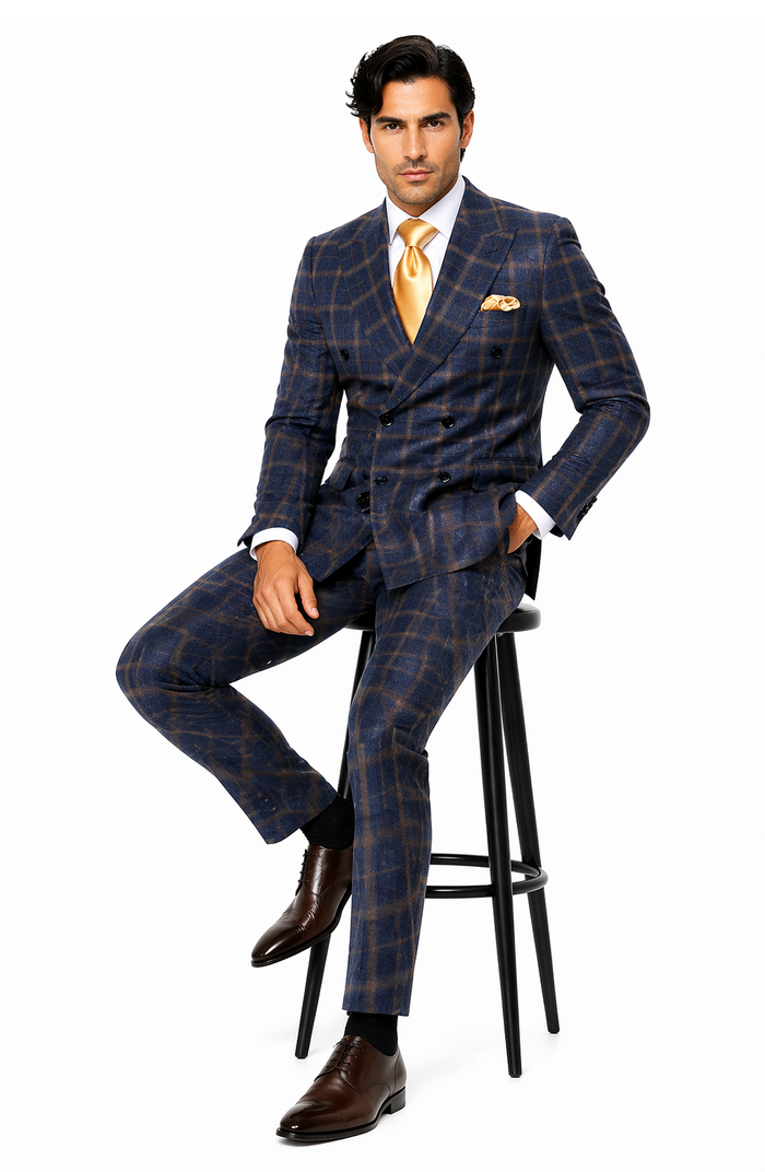 Rossi Man RM1790 â€“ Elegant Slim Fit Milano Suit for Men | Stylish Formal Attire