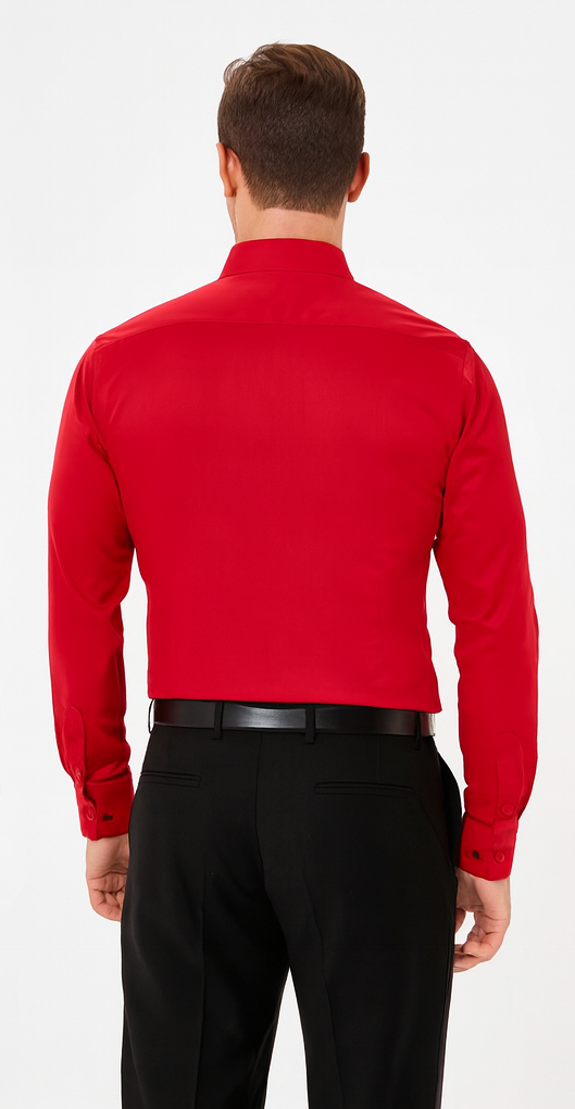 Rossi Man RS1 Red Dress Shirt for Men