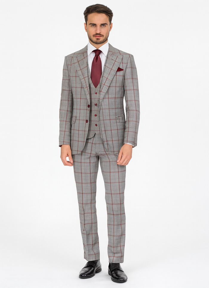Rossi Man RM1854 Tom Men's Slim Fit Suit for Men