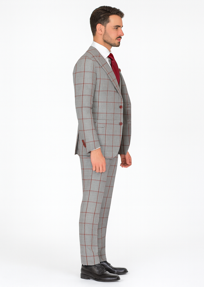 Rossi Man RM1854 Tom Men's Slim Fit Suit for Men