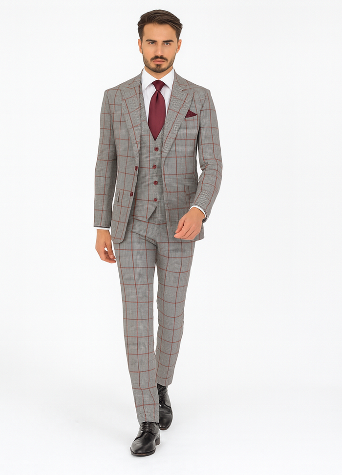Rossi Man RM1854 Tom Men's Slim Fit Suit for Men