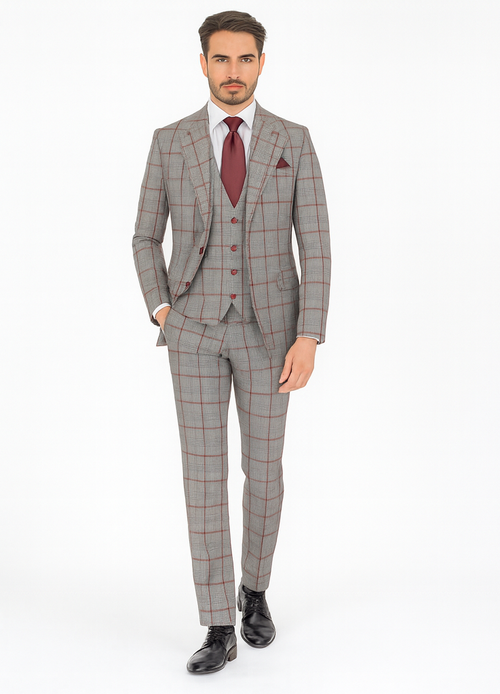 Rossi Man RM1854 Tom – Men's Slim Fit Suit for Men