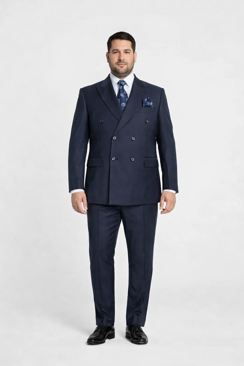 Rossiman Men's Blue Slim Fit Suit â€“ Modern Tailored Formalwear