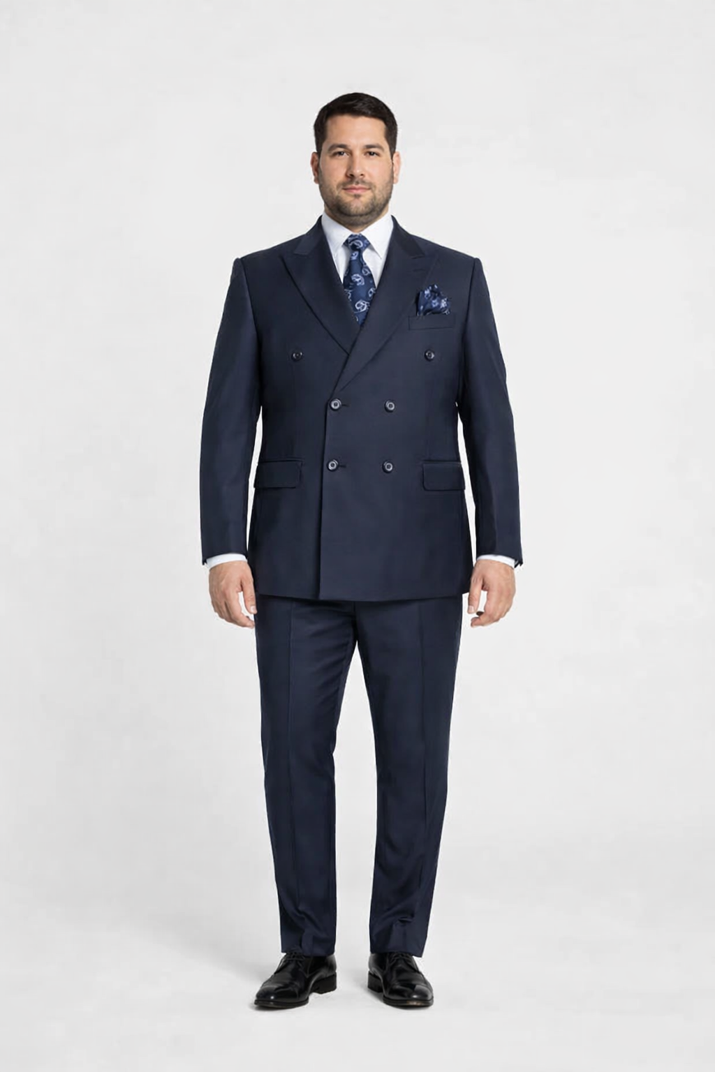 Rossiman Men's Blue Slim Fit Suit â€“ Modern Tailored Formalwear