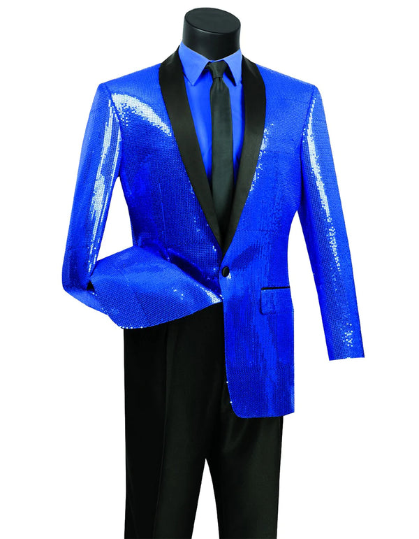 Royal Blue and Gold Tuxedo - AlbertoNardoniStore