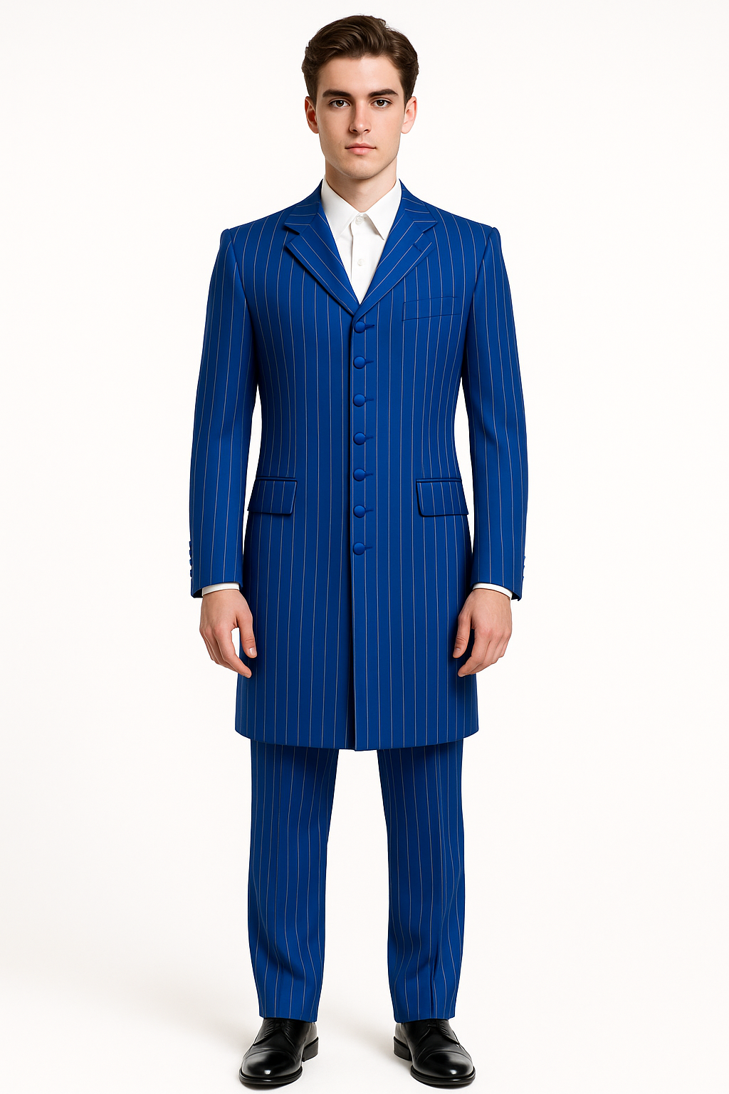Royal Blue Groomsmen Zoot Suits