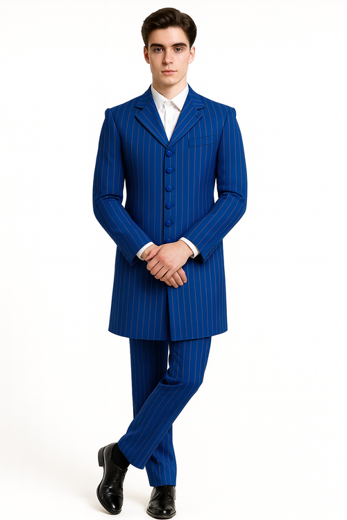 Royal Blue Groomsmen Zoot Suits