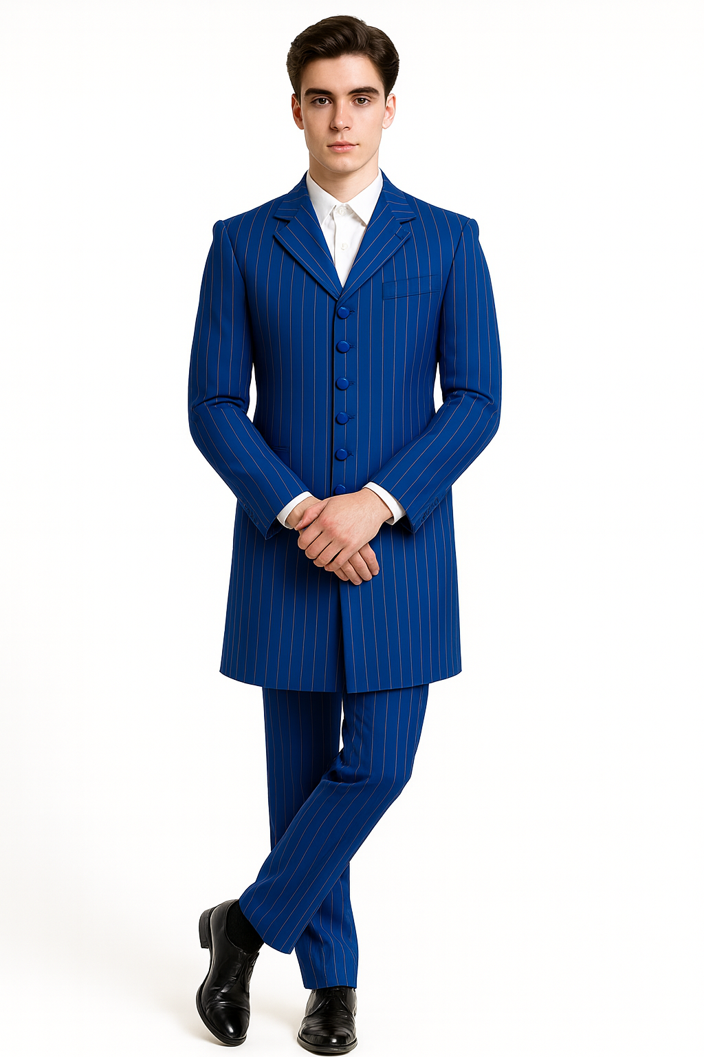 Royal Blue Groomsmen Zoot Suits