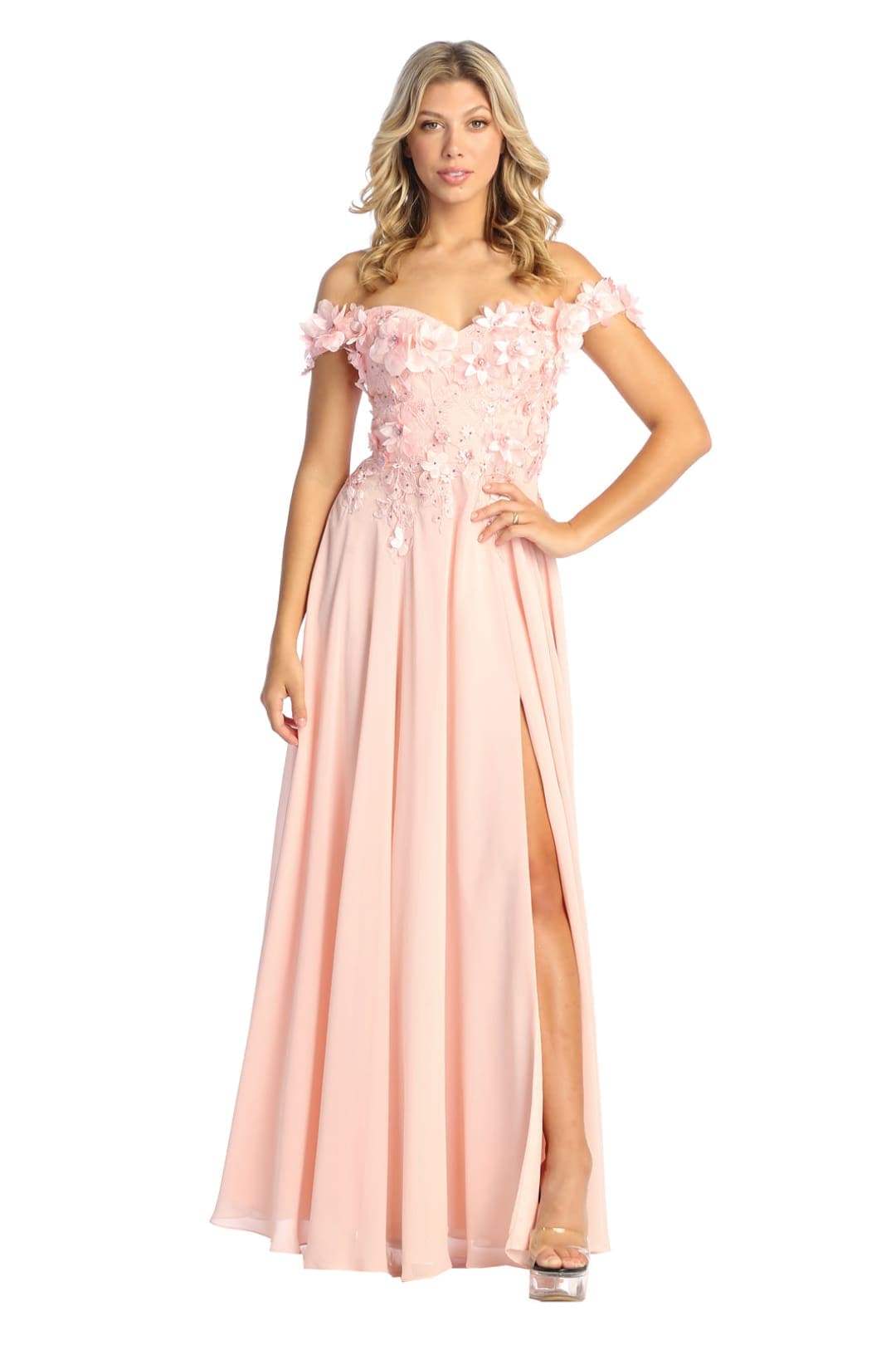 Royal Queen RQ7942 Floral Bridesmaid Dress