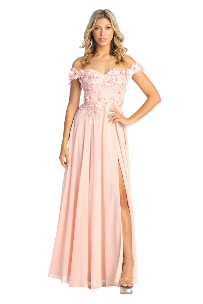 Royal Queen RQ7942 Floral Bridesmaid Dress