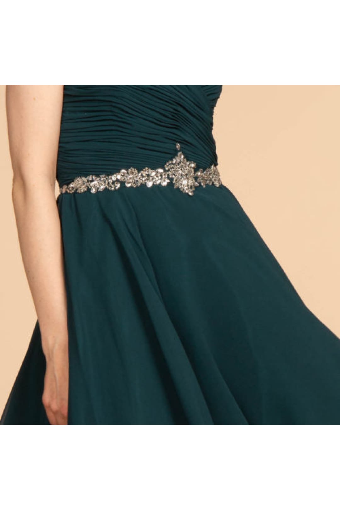 Ruched Strapless Short Dress by Elizabeth KGS1637