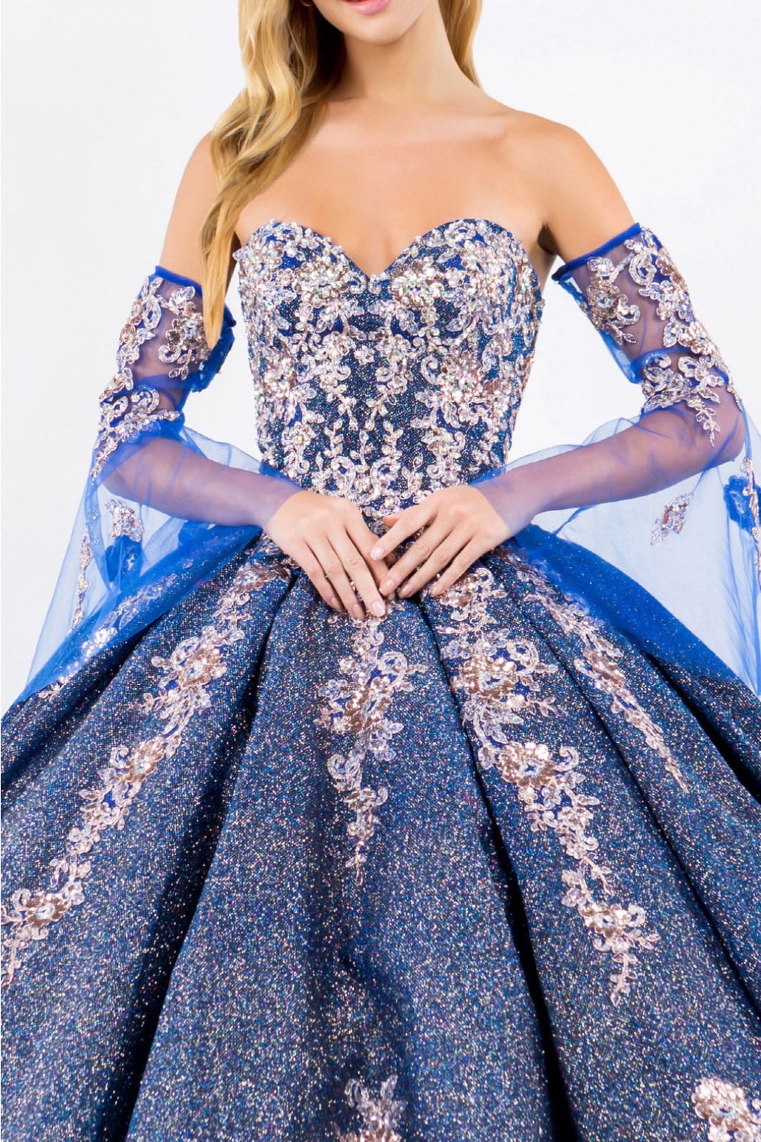 Royal Blue Quinceanera Dress by Elizabeth K GL1912