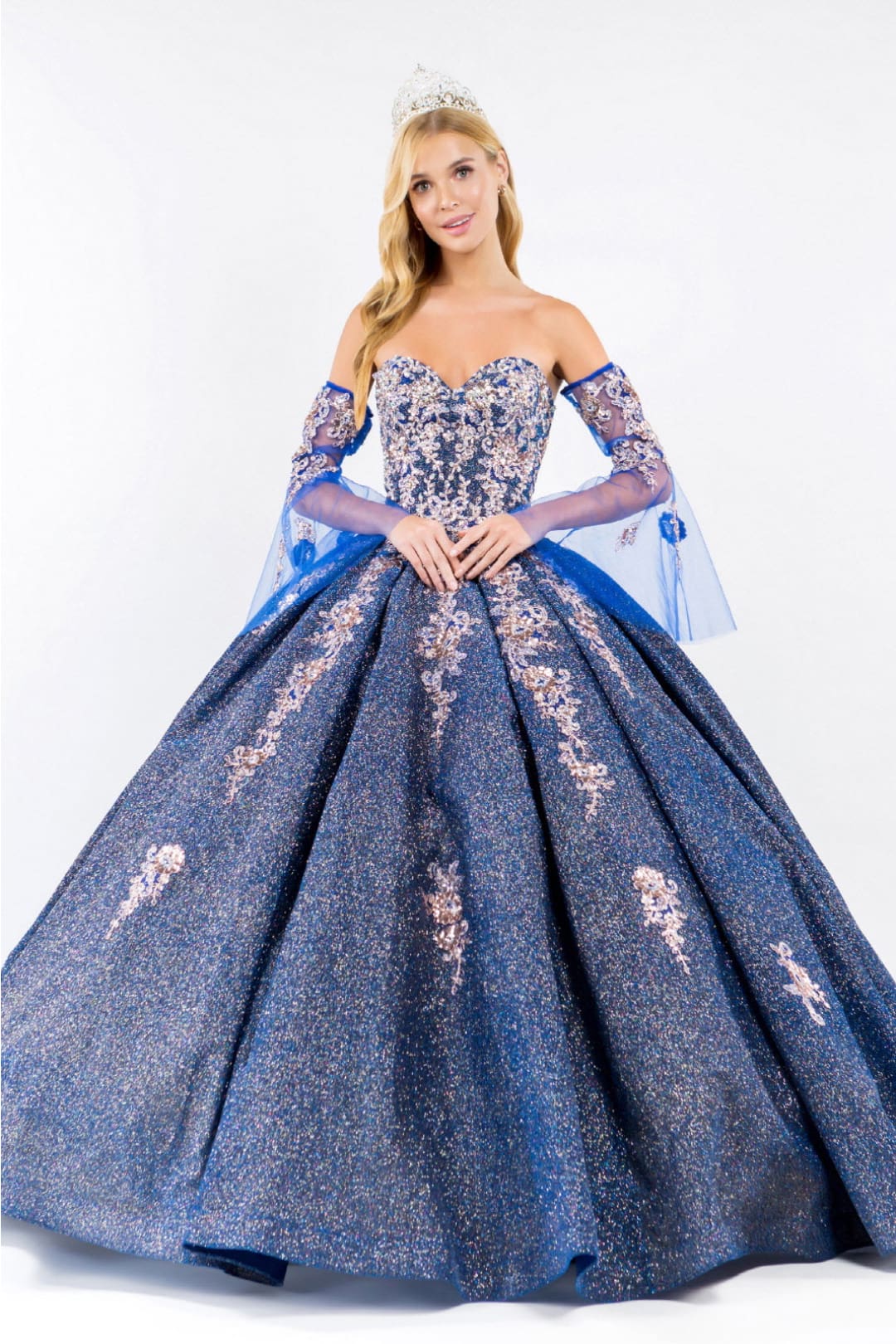 Royal Blue Quinceanera Dress by Elizabeth K GL1912
