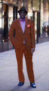 Rust Mens Suit - AlbertoNardoniStore