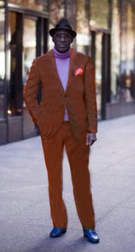 Rust Mens Suit - AlbertoNardoniStore