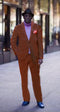 Rust Mens Suit - AlbertoNardoniStore