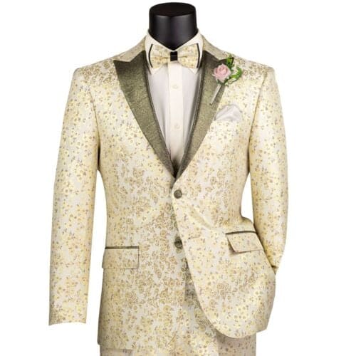 Cheap Black Trim Fit Mens Suit Set Gold Peaked Lapel One Button Prom Jacket  Custom Made Formal Jumpsuit From Dresstop, $76.77