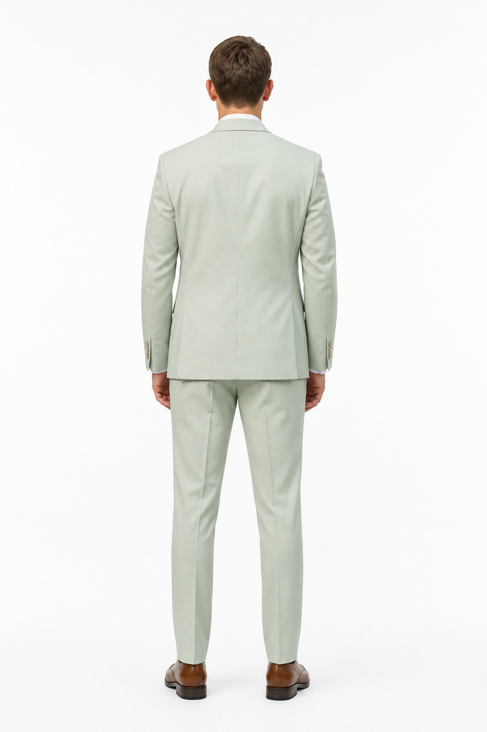 Sage Green Groomsmen Suit
