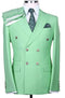 Sage Green Suit For Groom - Sage Green Tuxedo With bowtie - AlbertoNardoniStore