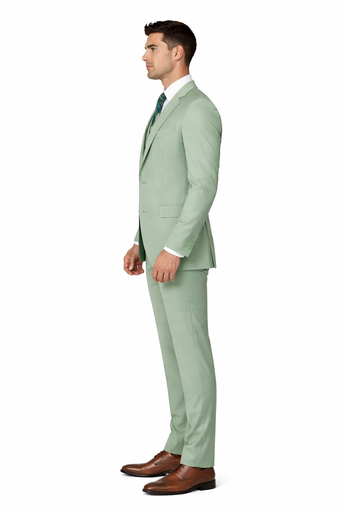 Sage Green Suits -  Light Green Suit - Summer Color Suit