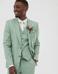 Sage Green Wedding Suit Sage Green Groom Tuxedo - AlbertoNardoniStore