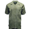 Mens Sage Green Linen Shirt and Pants Casual Outfit Set