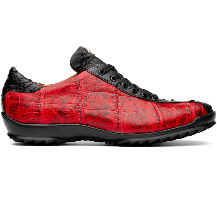 Marco Di Milano Saulo Black Cherry Leather Dress Shoe