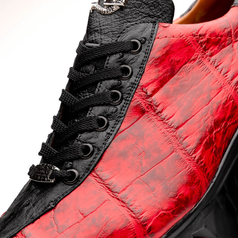 Marco Di Milano Saulo Black Cherry Leather Dress Shoe