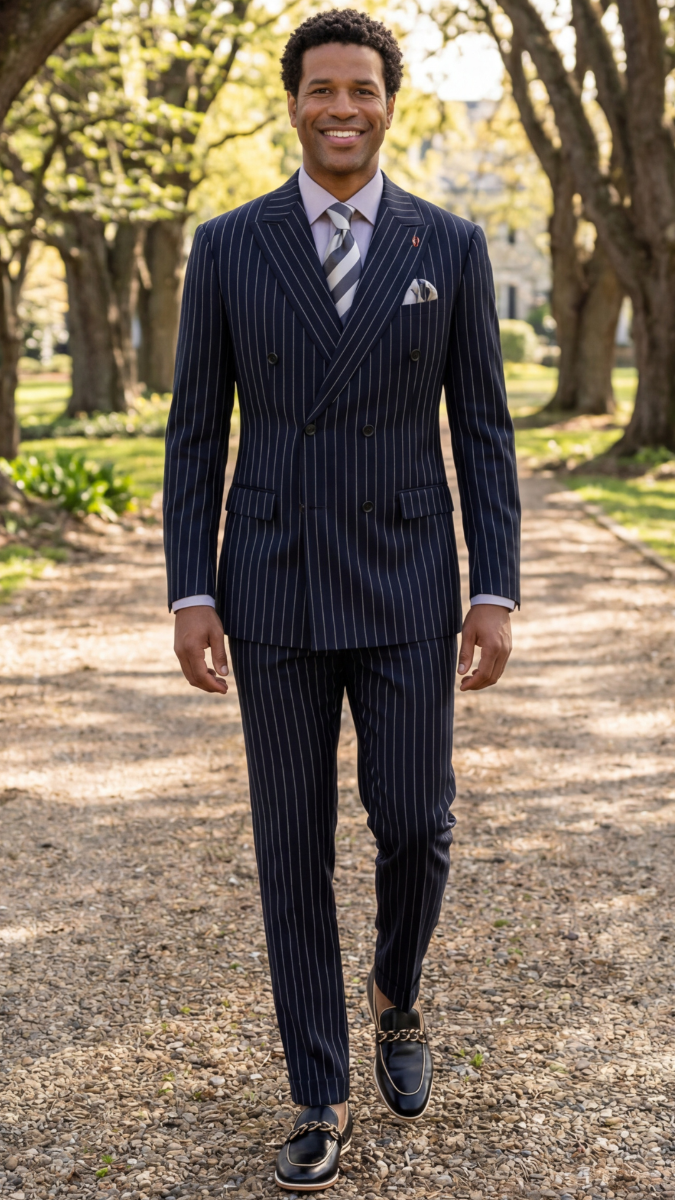 statement-men-s-2-piece-100-wool-double-breasted-pinstripe-suit-modern-fit