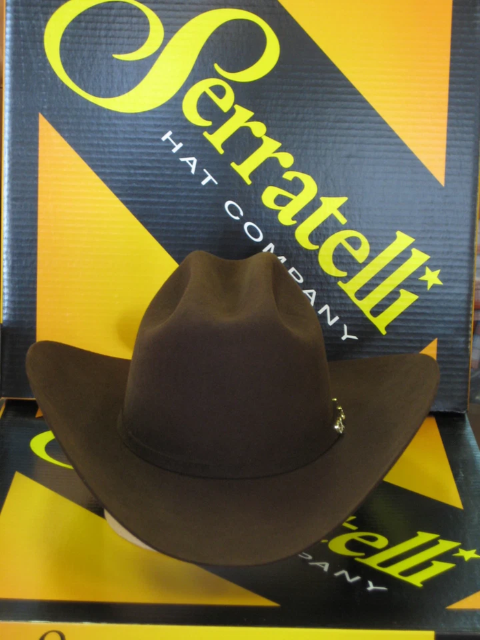 Serratelli 6X Amapola Chocolate 4" Brim Western Cowboy Hat All Sizes