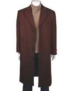 Heavy overcoat - Mens Heavy wool topcoat - AlbertoNardoniStore