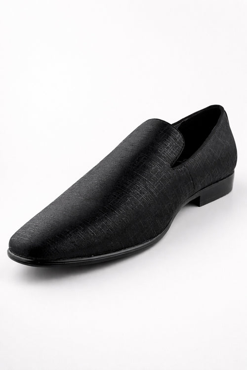 Sharkskin Black Couture 1910 Tuxedo Shoes