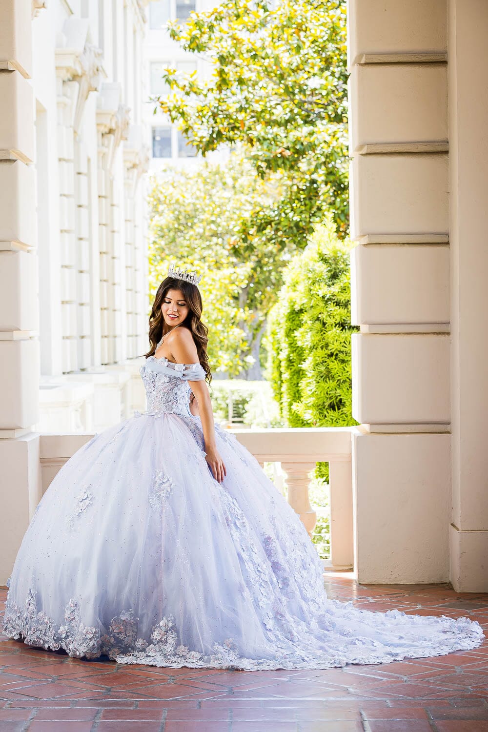 Sheer Corset Sweetheart Ball Gown by Bella Princess PQ1022