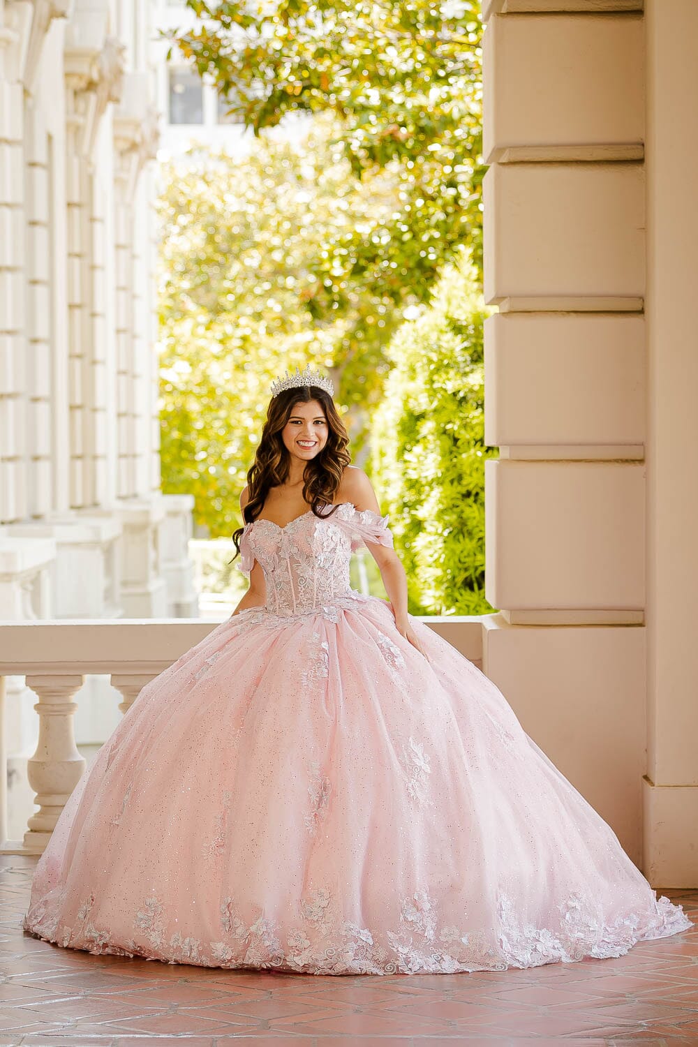 Sheer Corset Sweetheart Ball Gown by Bella Princess PQ1022