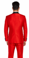 Shiny Red Tuxedo Shawl Collar Jacket & Pants Suit Prom 2026 Or Wedding Or Groom Tuxedo