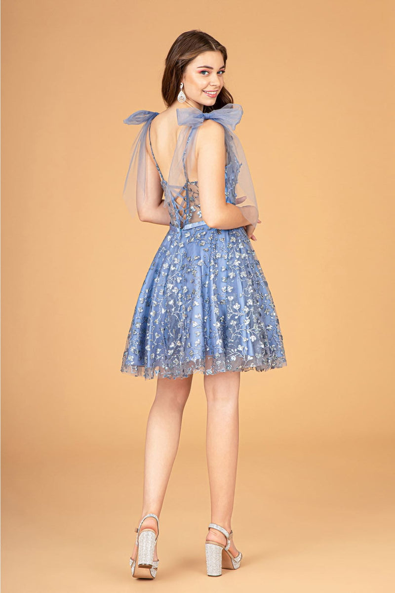 Glitter Homecoming Dress by Elizabeth KGS3088