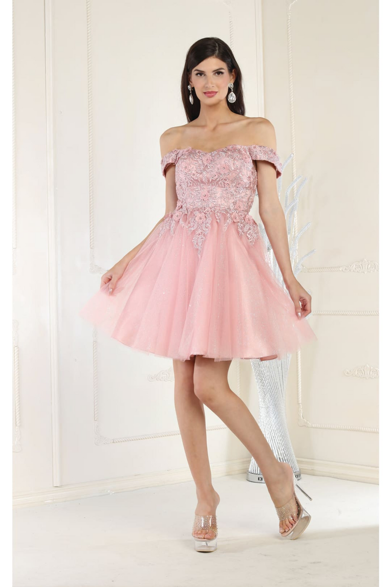 Dama Dresses for Quinceanera in Dusty Rose Style MQ1964 Quince Outfit