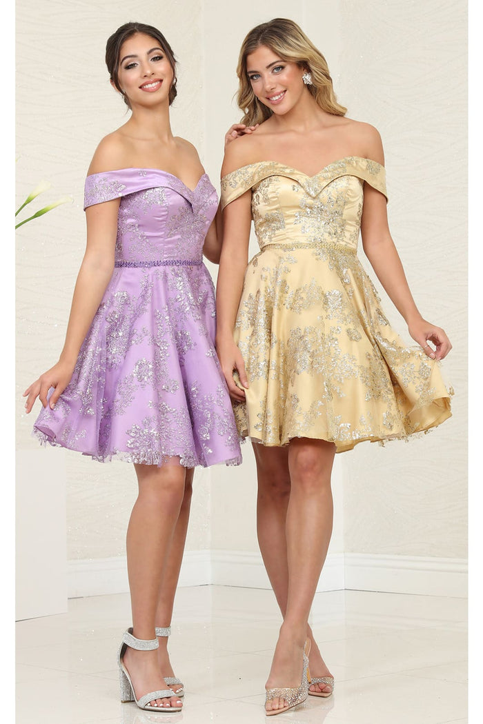 Dama Dresses for Quinceanera in Champagne Style MQ1933 Quince Outfit