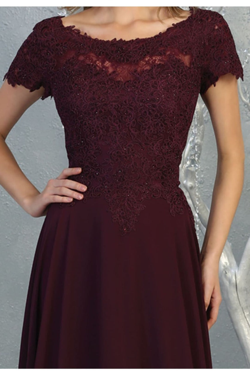 Short Sleeve Mother Of The Bride Dress New Collection