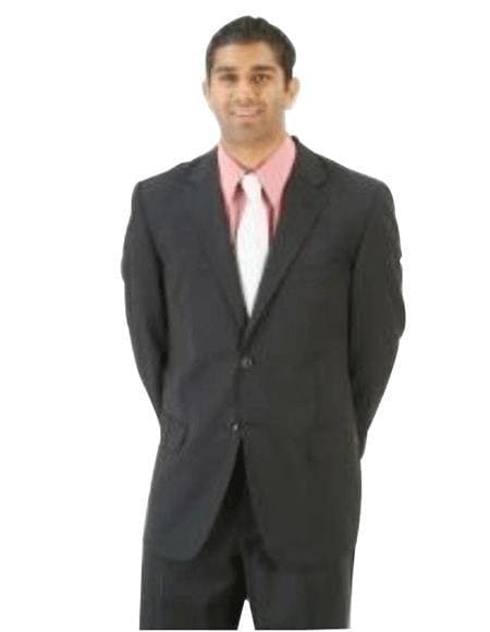 Size 36 Regular Suit Dark Black Size 36r Suit - AlbertoNardoniStore