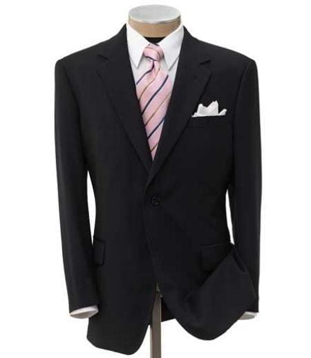 Size 54 Short Black Suit Size Suit - AlbertoNardoniStore