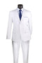 Slim Fit 2 Piece Suit, White