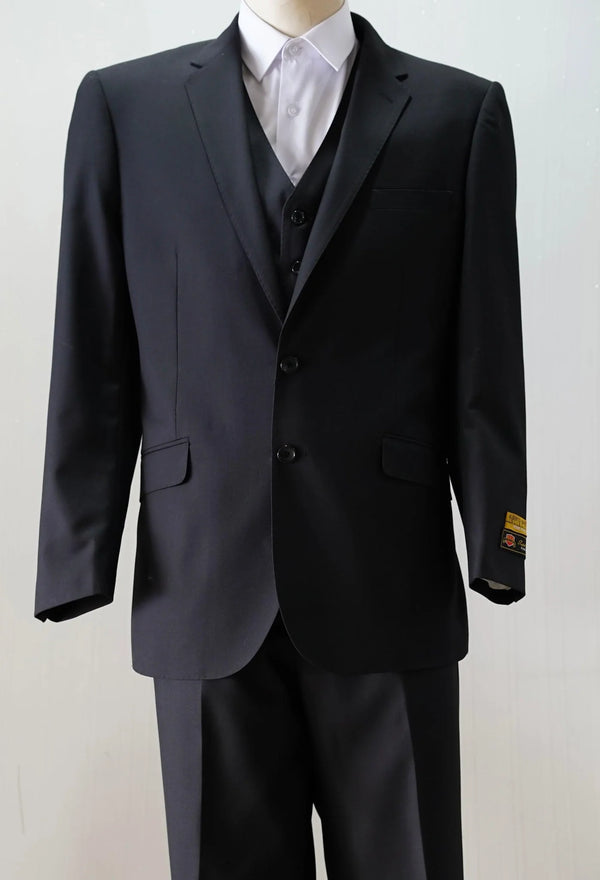 Slim Fit Prom Suits - Tailored Black - AlbertoNardoniStore