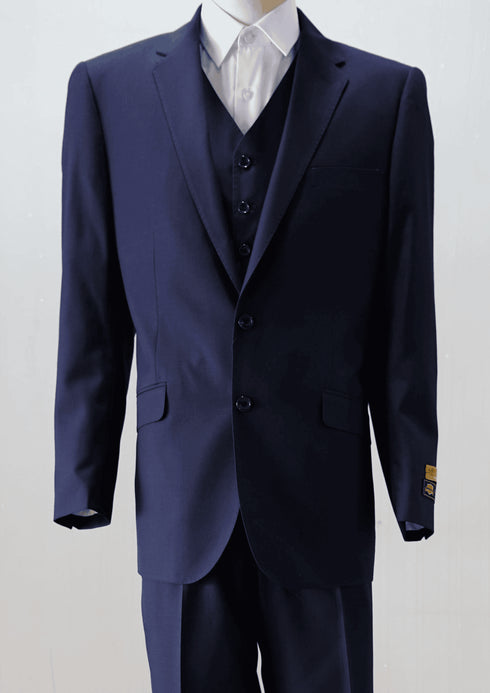 Slim Fit Prom Suits - Tailored Navy - AlbertoNardoniStore