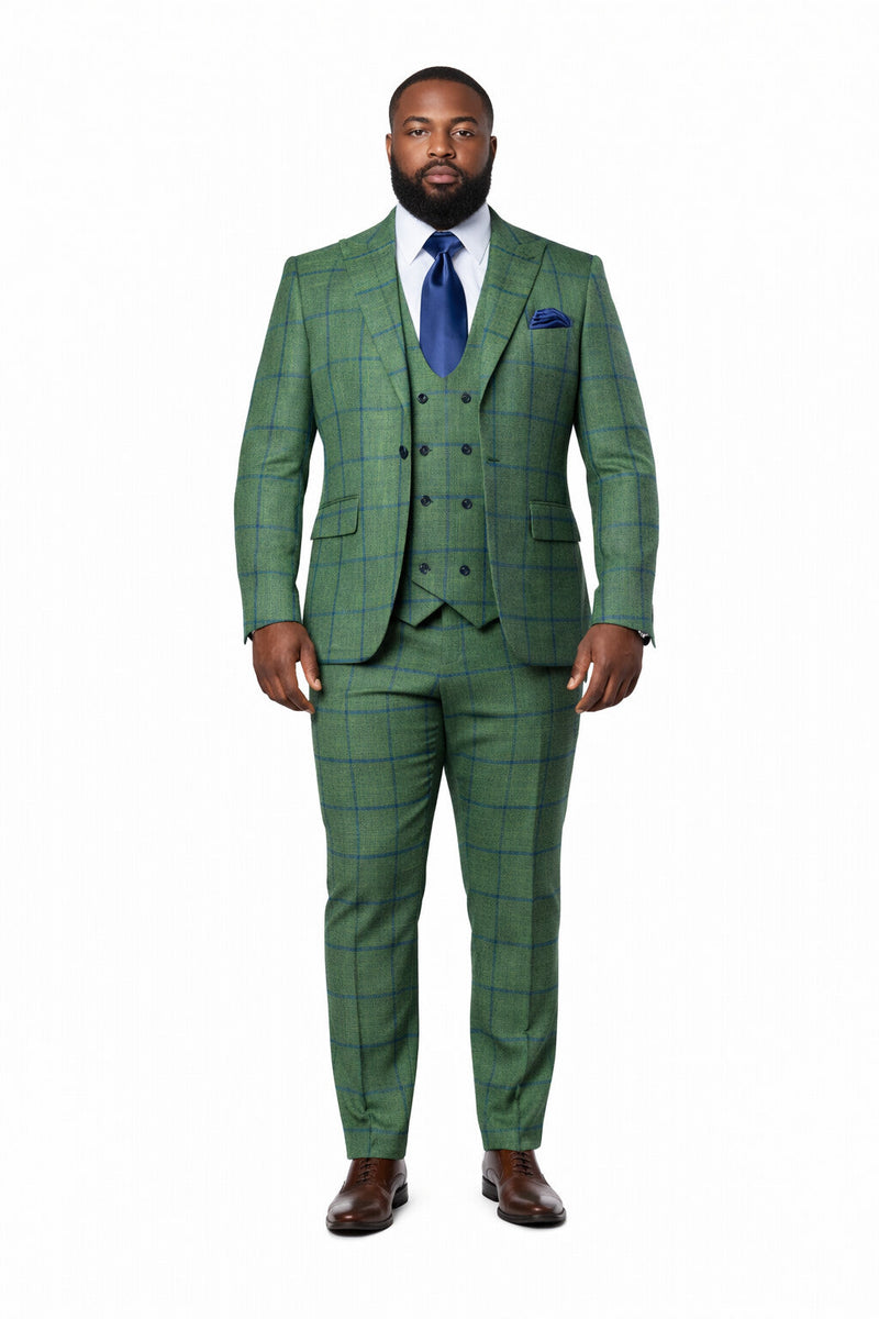 Rossi Man Max RM1841 – Men's Slim Fit 3-Piece Suit for Men